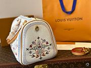 Louis Vuitton Speedy 40 Bandoulière Denim Textile White 45 cm  - 2