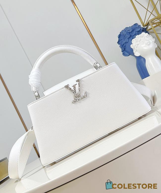 Louis Vuitton Capucines White 30 x 19 x 9 cm - 1