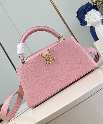 Louis Vuitton Capucines Pink 30 x 19 x 9 cm