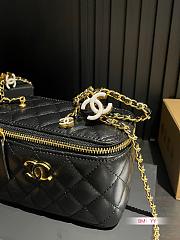 Chanel Small Vanity Bag Black Small Size 11 x 10.5 cm - 4