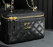 Chanel Small Vanity Bag Black Small Size 11 x 10.5 cm - 1