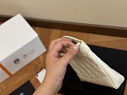 Chanel Shopping Bag White Shiny Lambskin & Gold-Tone Metal 20 x 14 cm - 3