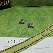 Colestore Gucci GG Marmont Silver Stud Earrings  - 4