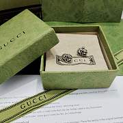 Colestore Gucci GG Marmont Silver Stud Earrings  - 5