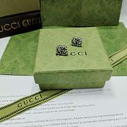 Colestore Gucci GG Marmont Silver Stud Earrings  - 6
