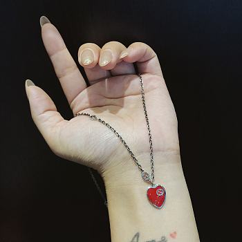 Gucci Heart ecklace With Interlocking G 50 cm
