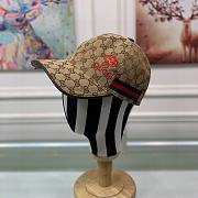 Gucci Original GG Canvas Baseball Hat With Web - 4