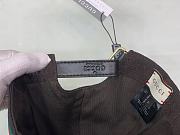 Gucci Black Original GG Canvas Baseball Hat With Web  - 6