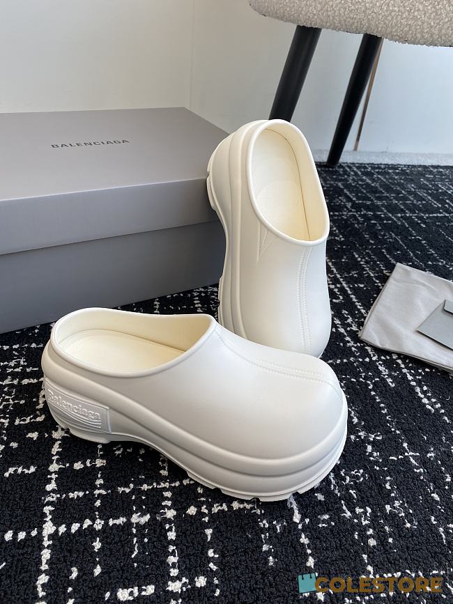 Balenciaga Mule White  - 1