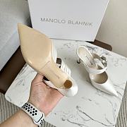 Manolo Blahnik Heels For Women White 9cm  - 2