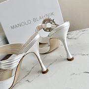 Manolo Blahnik Heels For Women White 9cm  - 3