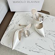 Manolo Blahnik Heels For Women White 9cm  - 5