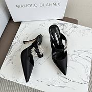 Manolo Blahnik Heels For Women Black 9cm  - 1