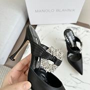 Manolo Blahnik Heels For Women Black 9cm  - 3