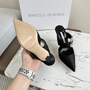 Manolo Blahnik Heels For Women Black 9cm  - 6