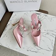 Manolo Blahnik Heels For Women Pink 9cm  - 1