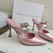 Manolo Blahnik Heels For Women Pink 9cm  - 6
