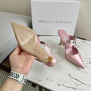 Manolo Blahnik Heels For Women Pink 9cm  - 5
