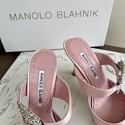 Manolo Blahnik Heels For Women Pink 9cm  - 4