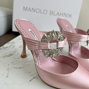 Manolo Blahnik Heels For Women Pink 9cm  - 2