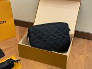 Colestore Louis Vuitton Steamer Messenger Bag Monogram Eclipse Coated Canvas Cowhide-leather Trim 25 x 18.5 x 7 cm - 5