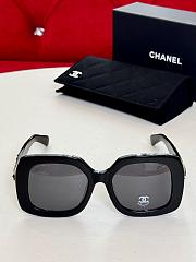 Chanel Square Sunglasses Black Lenses Grey 53 x 21 x 145 cm - 6