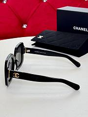 Chanel Square Sunglasses Black Lenses Grey 53 x 21 x 145 cm - 5