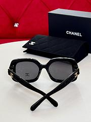 Chanel Square Sunglasses Black Lenses Grey 53 x 21 x 145 cm - 2
