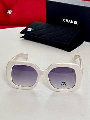 Chanel Square Sunglasses White 53 x 21 x145 cm - 5