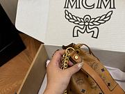 MCM Soft Berlin Drawstring Bag Visetos Cognac 16 x 21 cm - 5