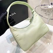 Prada Re-Edition 2005 Re-Nylon And Saffiano Mini Bag Light Green 22 * 17 * 6 - 5