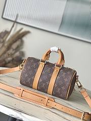 Louis Vuitton Keepall Bandoulière 25 Monogram Dust Coated Canvas 25 x 15 x 11 cm - 3