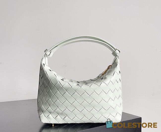 Bottega Veneta Mini Wallace White 22 x 13 x 9 cm  - 1