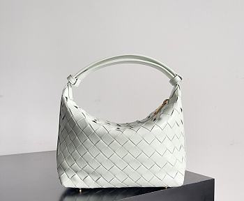 Bottega Veneta Mini Wallace White 22 x 13 x 9 cm 