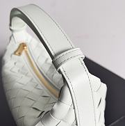 Bottega Veneta Mini Wallace White 22 x 13 x 9 cm  - 4