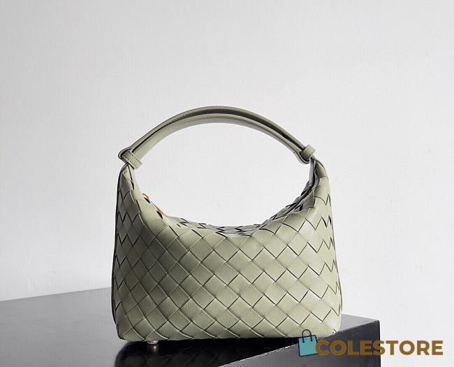Bottega Veneta Mini Wallace Green 22 x 13 x 9 cm  - 1