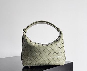 Bottega Veneta Mini Wallace Green 22 x 13 x 9 cm 