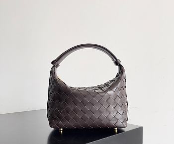 Bottega Veneta Mini Wallace Brown 22 x 13 x 9 cm 