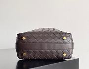 Bottega Veneta Mini Wallace Brown 22 x 13 x 9 cm  - 4