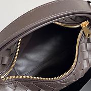 Bottega Veneta Mini Wallace Brown 22 x 13 x 9 cm  - 5