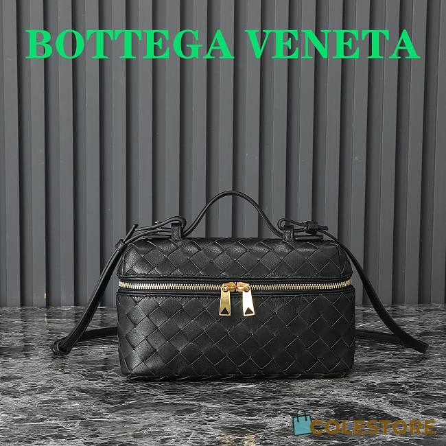 Bottega Veneta Bang Bang Vanity Case Black 22 x 12.5 x 5 cm - 1