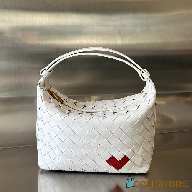 Bottega Mini Candy Wallace White 22 x 13 x 9 cm  - 1