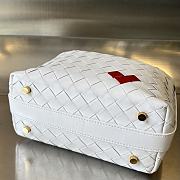 Bottega Mini Candy Wallace White 22 x 13 x 9 cm  - 3