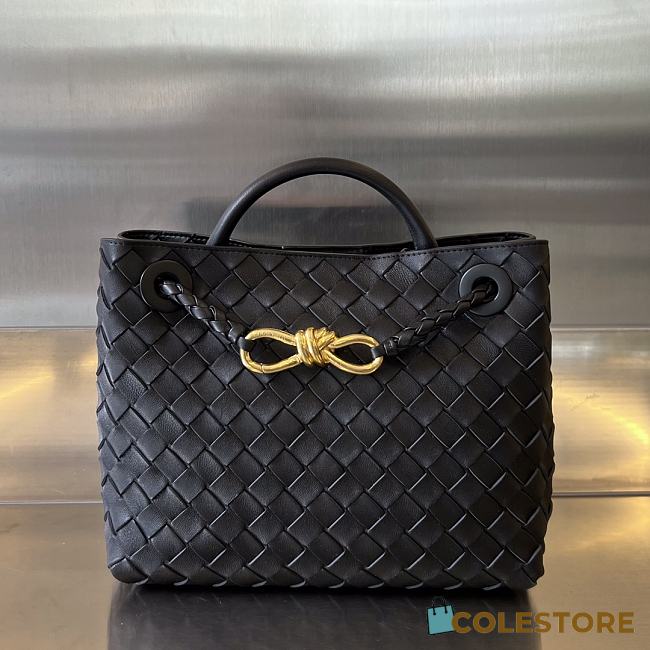 Bottega Veneta Small Andiamo Black 20 x 25 x 10 cm - 1