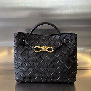 Bottega Veneta Small Andiamo Black 20 x 25 x 10 cm