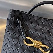 Bottega Veneta Small Andiamo Black 20 x 25 x 10 cm - 2
