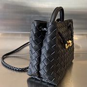Bottega Veneta Small Andiamo Black 20 x 25 x 10 cm - 4