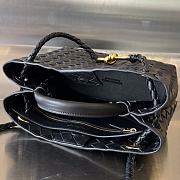 Bottega Veneta Small Andiamo Black 20 x 25 x 10 cm - 5