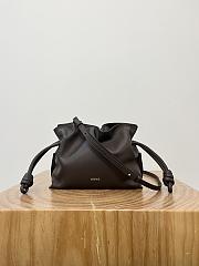 Loewe Mini Flamenco Clutch In Nappa Calfskin Chocola 23 x 18 x 9 cm - 1
