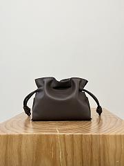Loewe Mini Flamenco Clutch In Nappa Calfskin Chocola 23 x 18 x 9 cm - 6